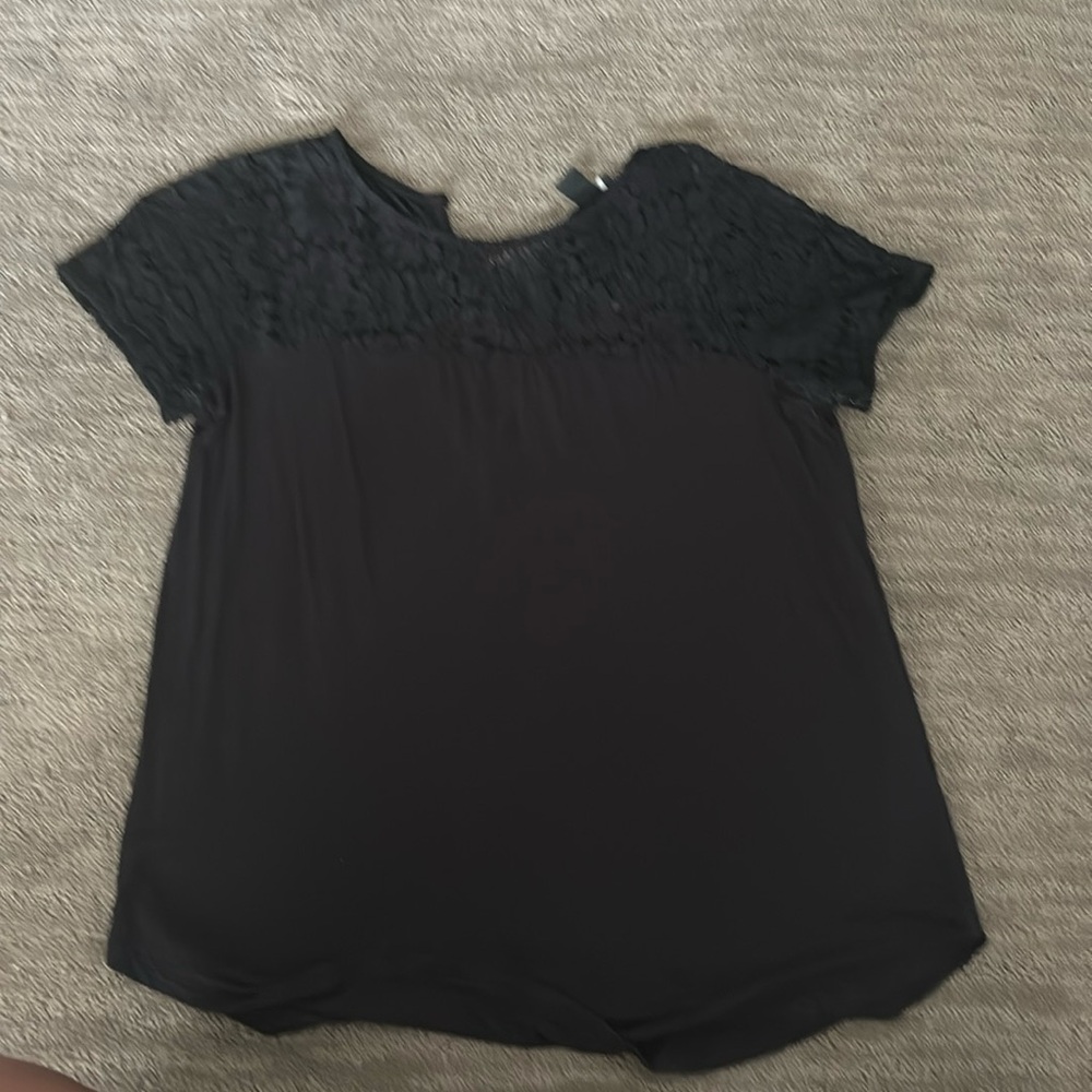 Black lace top